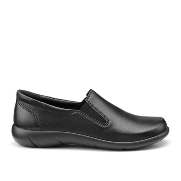 Hotter Glove 3815 Black Ladies Slip On Shoe