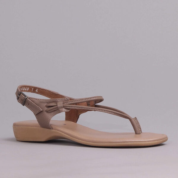 Froggie 10732 3992 Stone Genuine Leather Spaghetti Sandal