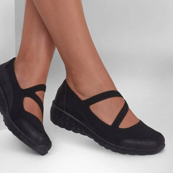 Skechers 100456 3287 Black Comfort Wedge