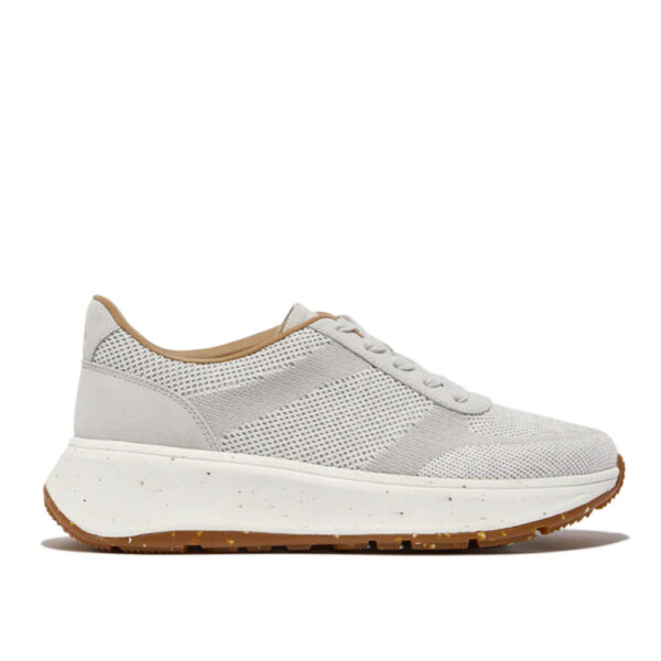 Fitflop F-Mode E Knit 610 Grey Ladies Trainers
