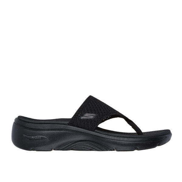 Skechers 140861 3850 Black Ladies Sandals