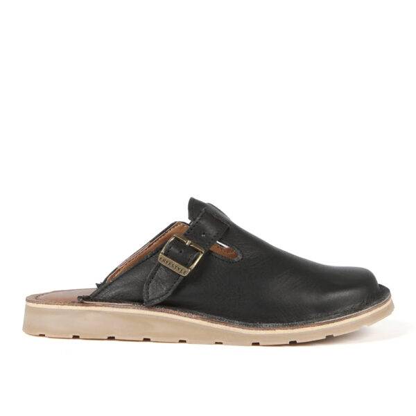 Freestyle Charlize 3882 Black Premium Leather Clog
