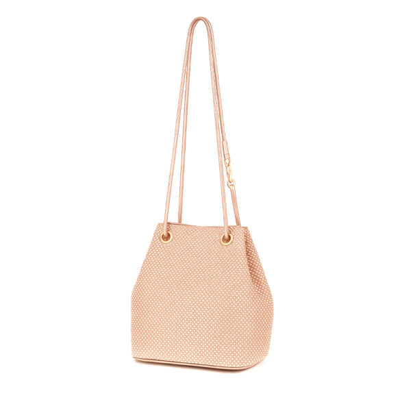 Clutch Bag 29 Rose Gold Rhinestone Bag