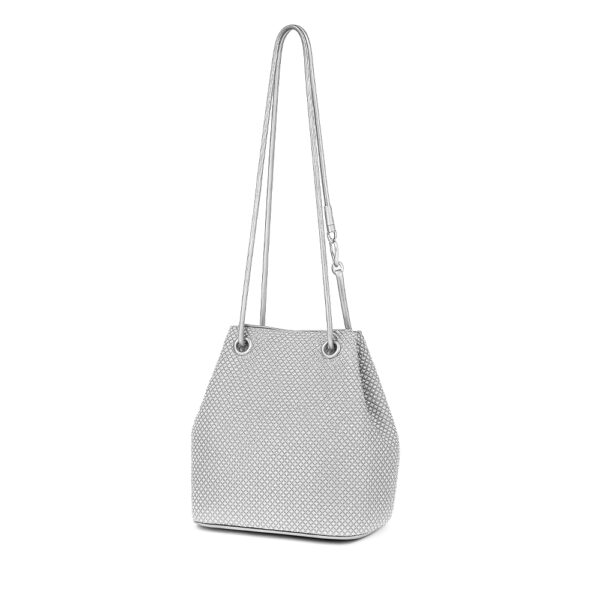 Clutch Bag 29 Silver Rhinestone Bag
