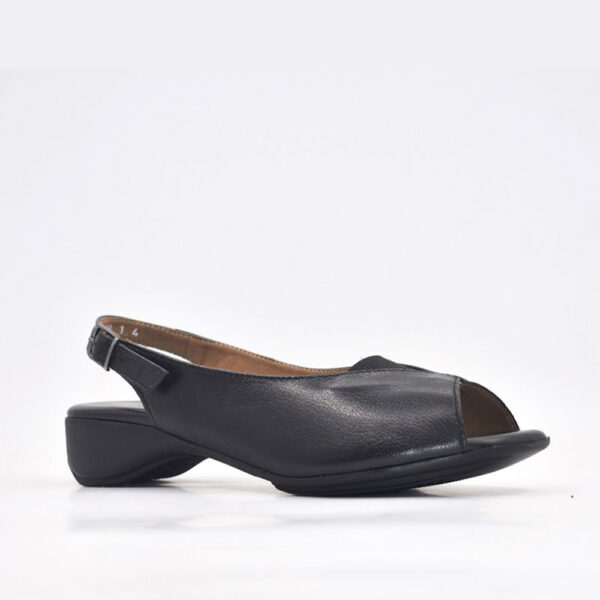 Froggie 10345 3977 Black Open Toe Slingback Sandal