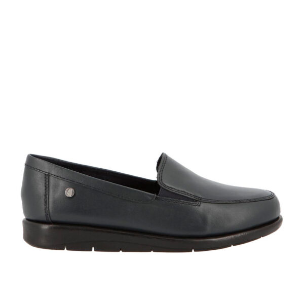 Hush Pup Thea 3578 Navy Ladies Leather Comfort Shoe